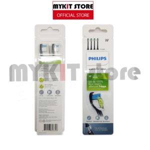 Bộ 4 đầu bàn chải sonic tiêu chuẩn HX6064/96 màu đen thay thế của máy HX3671/54 | Hàng chính hãng