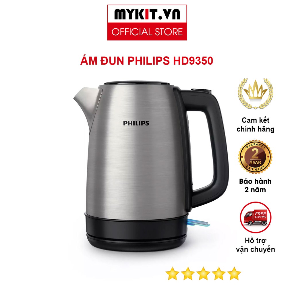 bình đun Siêu Tốc Philips HD9350 - 1,7L - Mykit Store