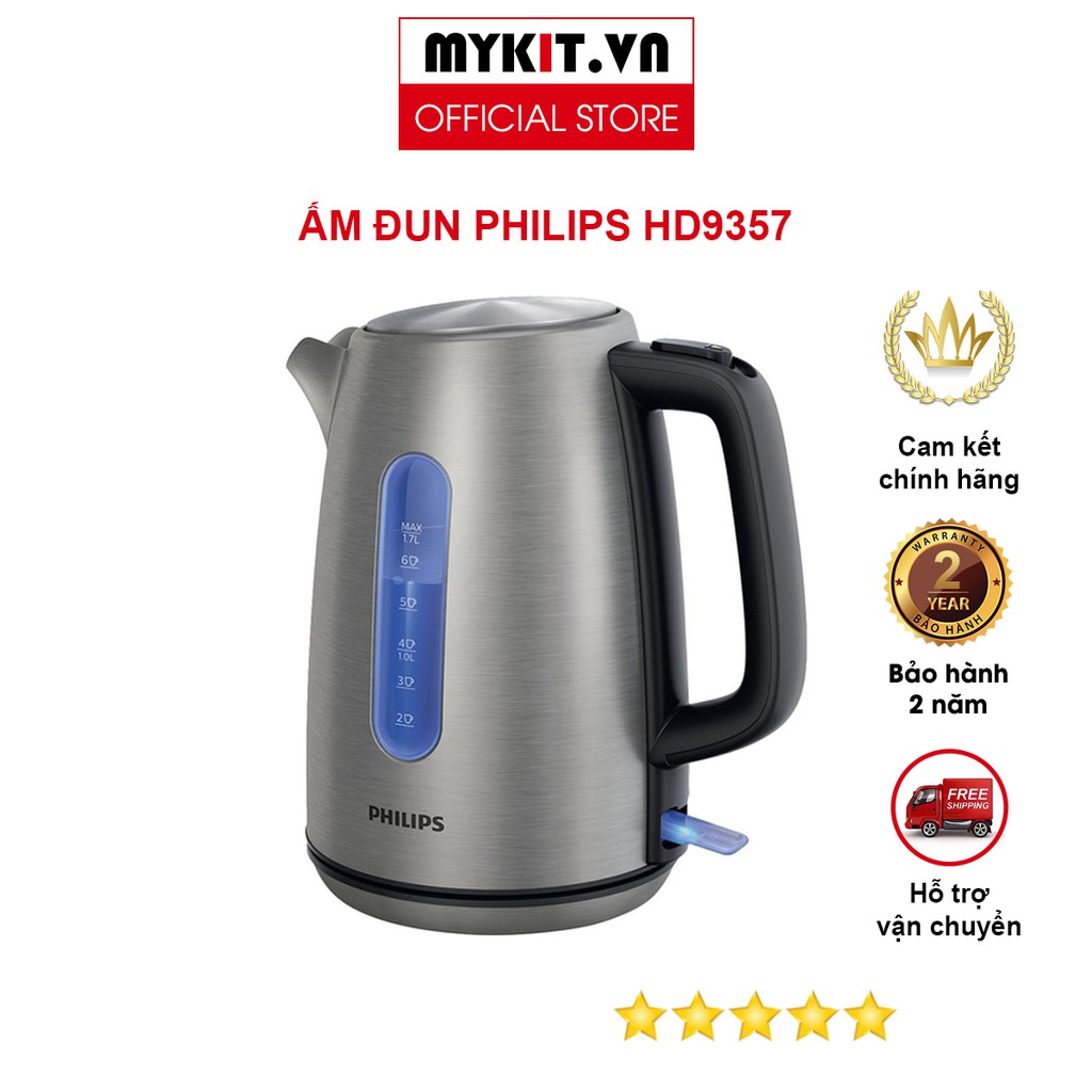 bình đun Siêu Tốc Philips HD9357 - 1,7L - Mykit Store