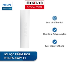 Lõi lọc trầm tích Philips AWP111 Dành cho bộ tiền lọc AWP1811 - Trắng