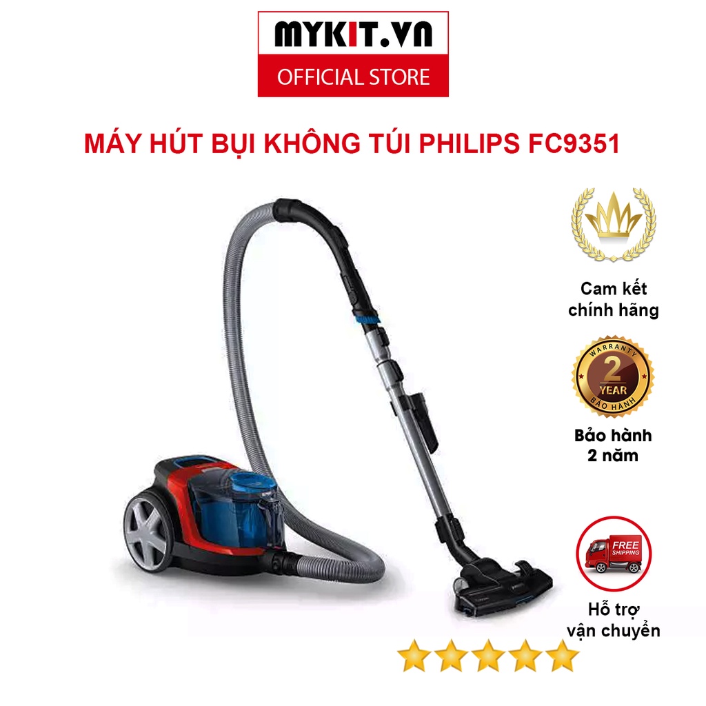 Máy hút bụi không túi PowerPro Compact Philips FC9351 - Mykit Store