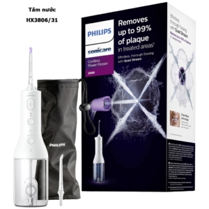 Máy Tăm Nước Cầm Tay Làm Sạch Răng Với Công Nghệ Quad Stream Chính Hãng Philips Hx3826/31 - Bảo hành chính hãng 2 năm - 1. Tăm Nước