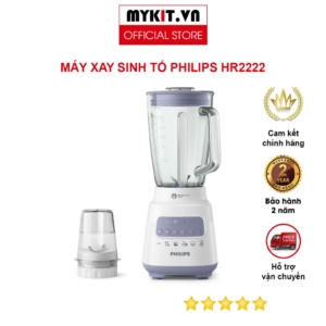 Máy xay sinh tố Philips HR2222 (cối thủy tinh) - Mykit Store - Full Máy