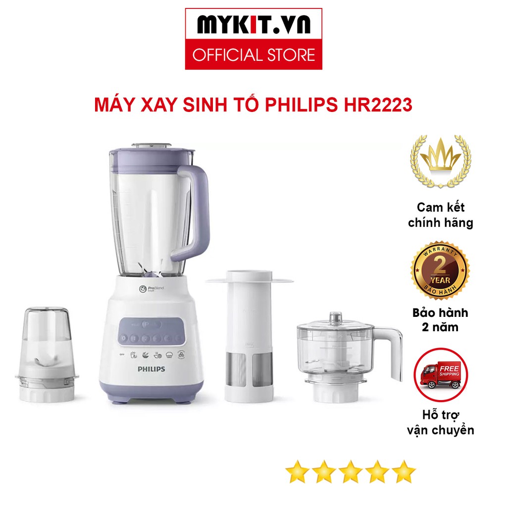 Máy Xay sinh tố Philips HR2223 - Mykit Store