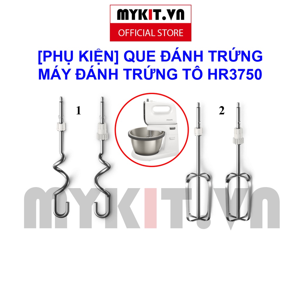 [Phụ Kiện] Máy đánh trứng Philips HR3750 - Que đánh bột