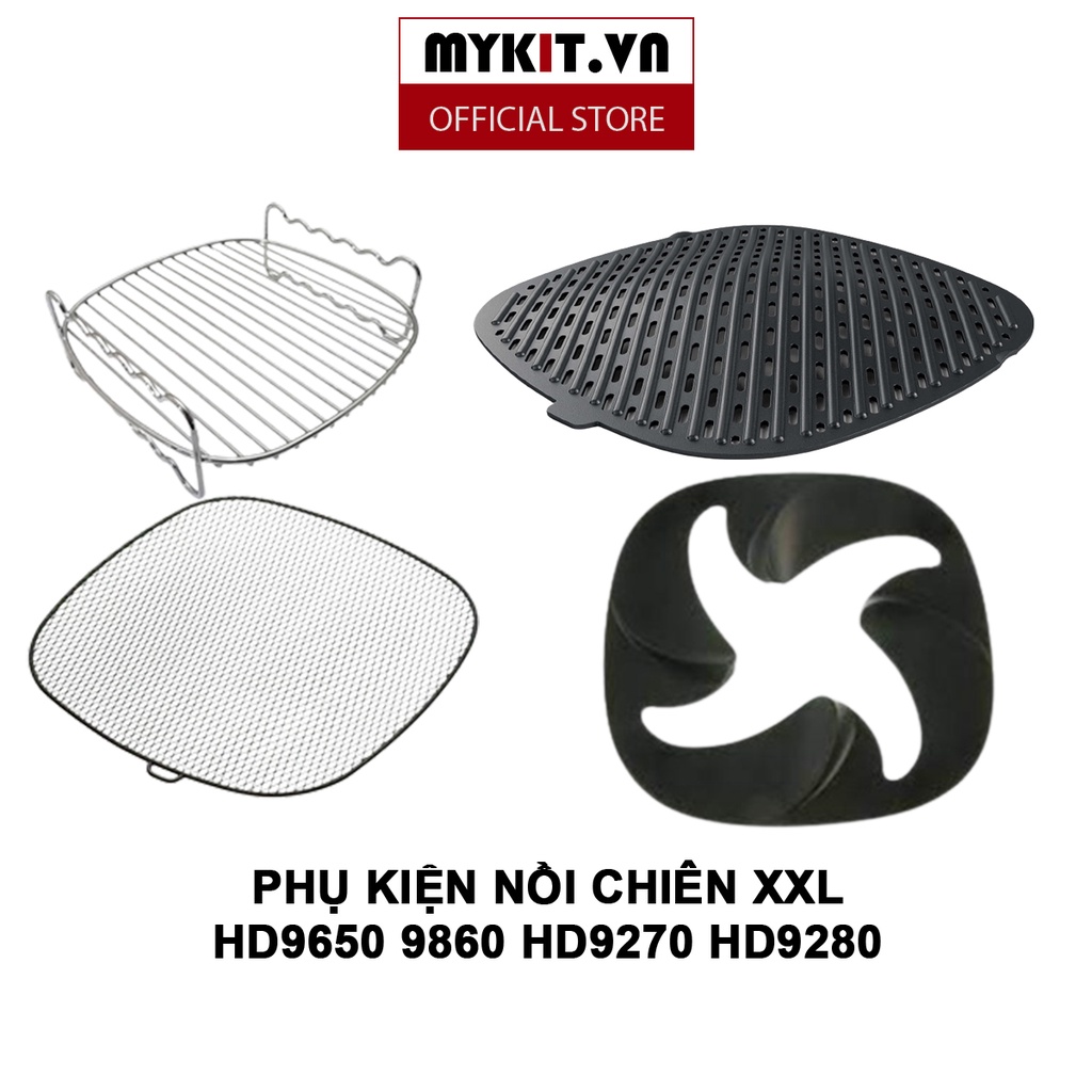 Phụ kiện nồi chiên Philips 3,5 L / 7,3 L (HD9650 HD9860 HD9270 HD9280) - 5. Tay cầm HD9860