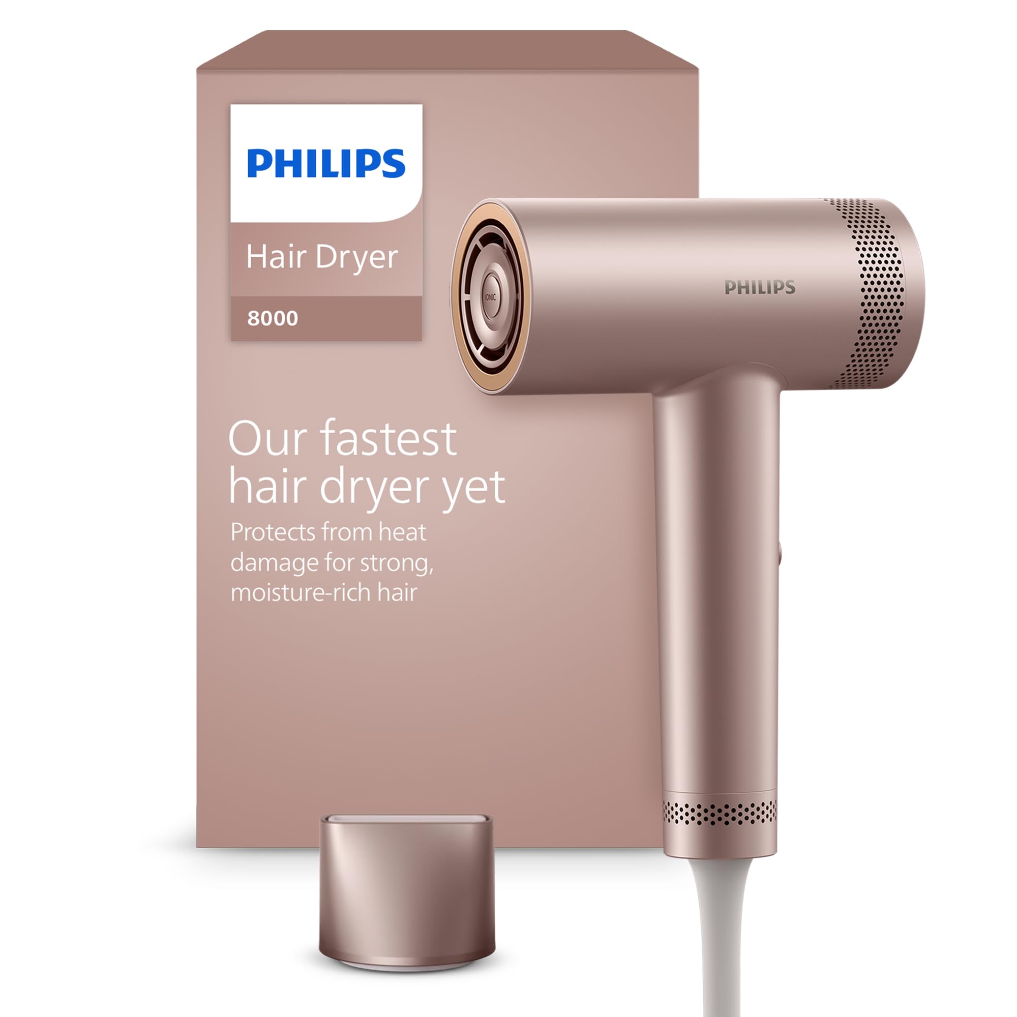 Máy sấy tóc Philips Series 8000 BLDC BHD837/03 ThermoShield Advanced